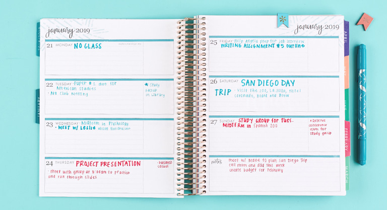Personalized Planners Custom Agendas Planner Guide Erin