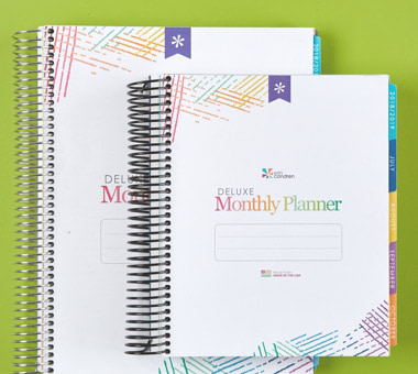 large monthly planner deluxe monthly planners erin condren