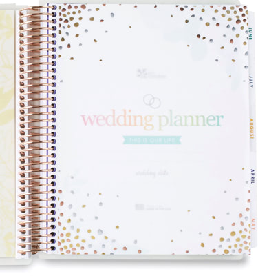 wedding planners erin condren wedding plan schedule
