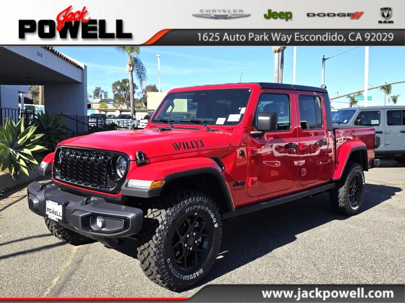 2026 Jeep Gladiator Willys 1C6PJTAG2TL156205