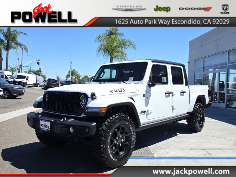 2025 Jeep Gladiator Willys 1C6PJTAG4SL535477