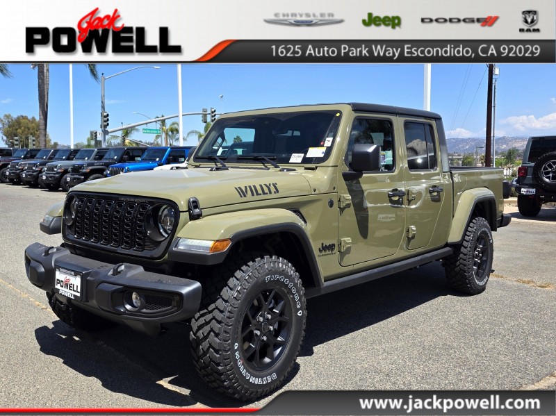 2025 Jeep Gladiator Willys 1C6PJTAG9SL543414