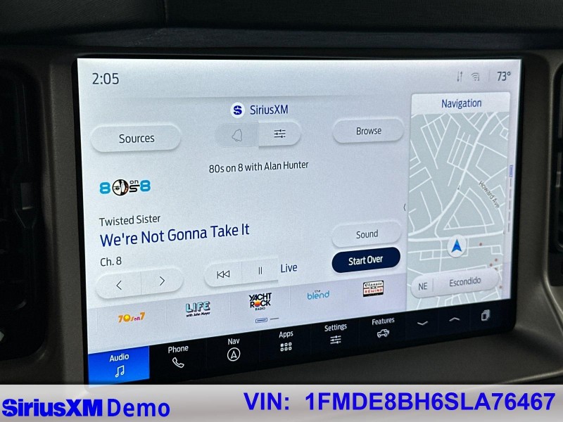 2025 Ford Bronco Outer Banks 1FMDE8BH6SLA76467