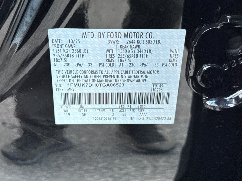 2026 Ford Explorer Active 1FMUK7DH0TGA06523