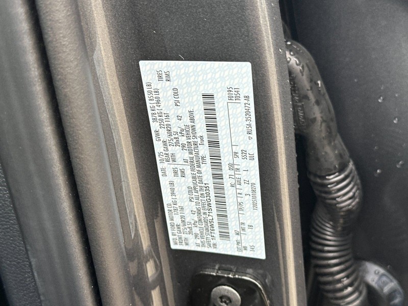 2025 Ford F-150 Lightning Lariat 1FT6W5L71SWG30351