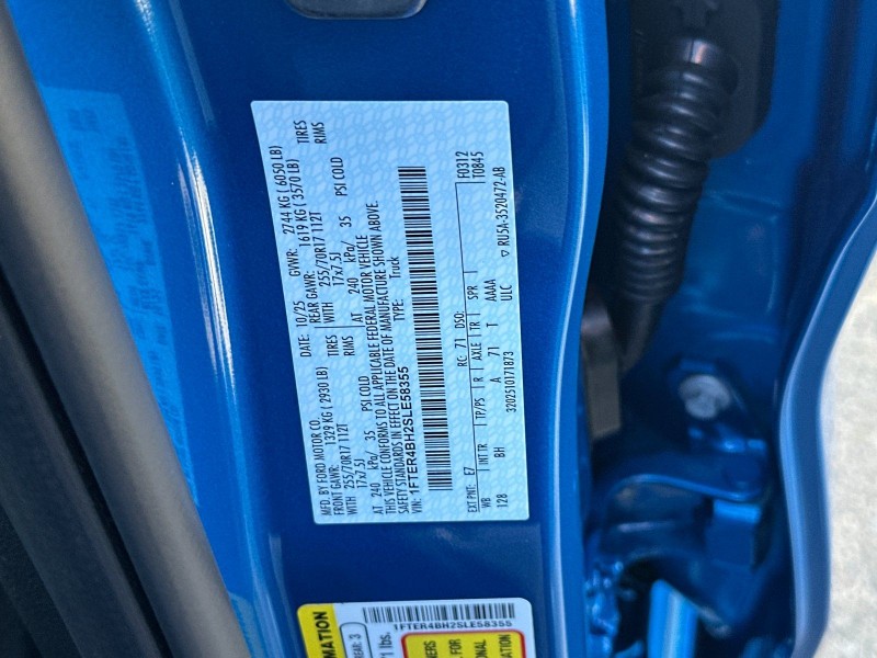 2025 Ford Ranger XL 1FTER4BH2SLE58355