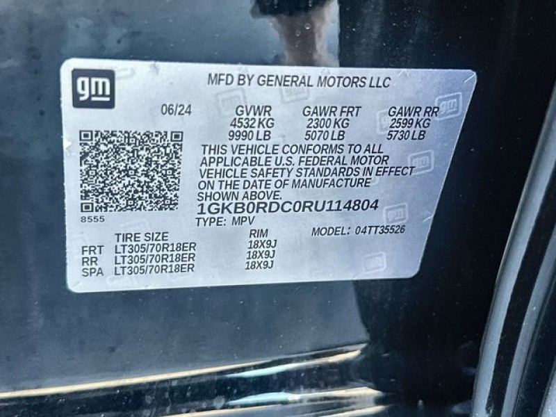 2024 GMC Hummer EV SUV 3X 1GKB0RDC0RU114804