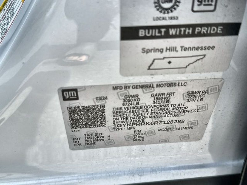 2024 Cadillac LYRIQ Luxury 1GYKPRRK6RZ128288