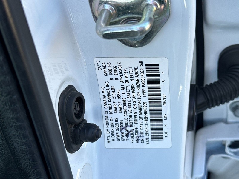2017 Honda Civic EX-T 2HGFC1F48HH643299