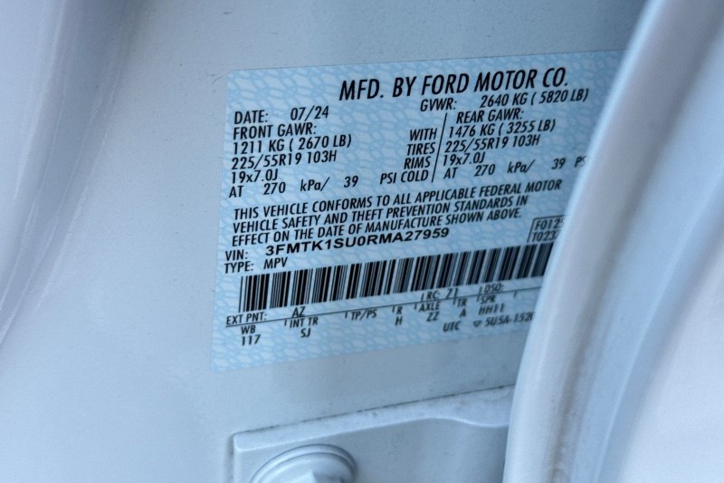 2024 Ford Mustang Mach-E Select 3FMTK1SU0RMA27959