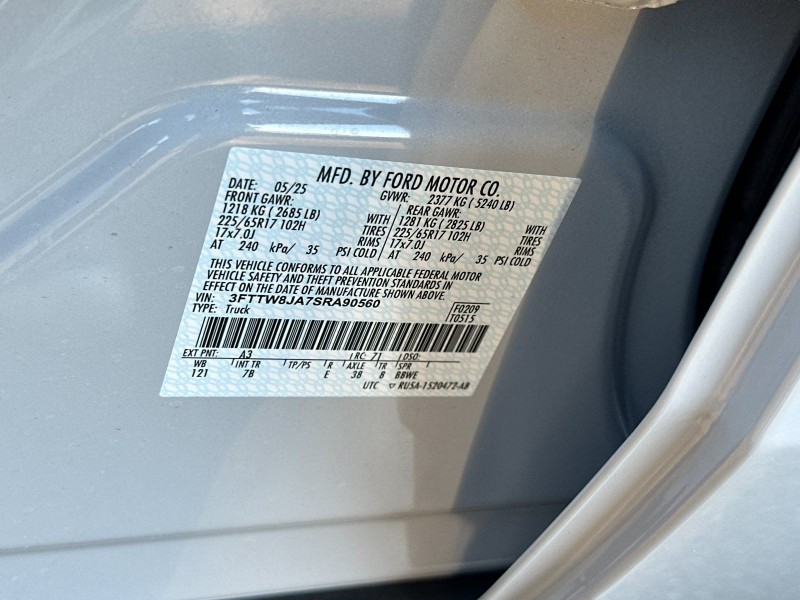 2025 Ford Maverick XLT 3FTTW8JA7SRA90560