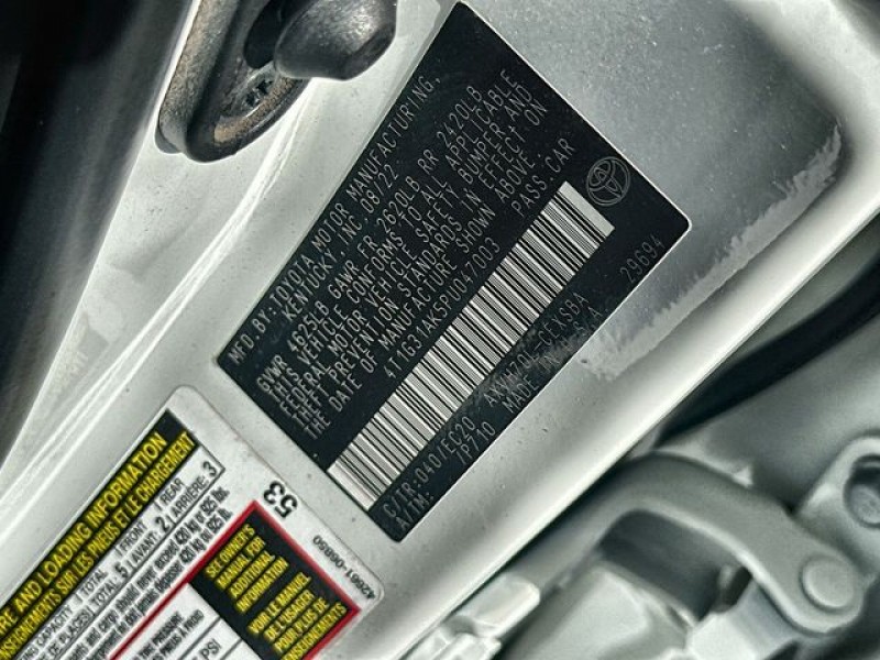 2023 Toyota Camry Hybrid SE 4T1G31AK5PU047003