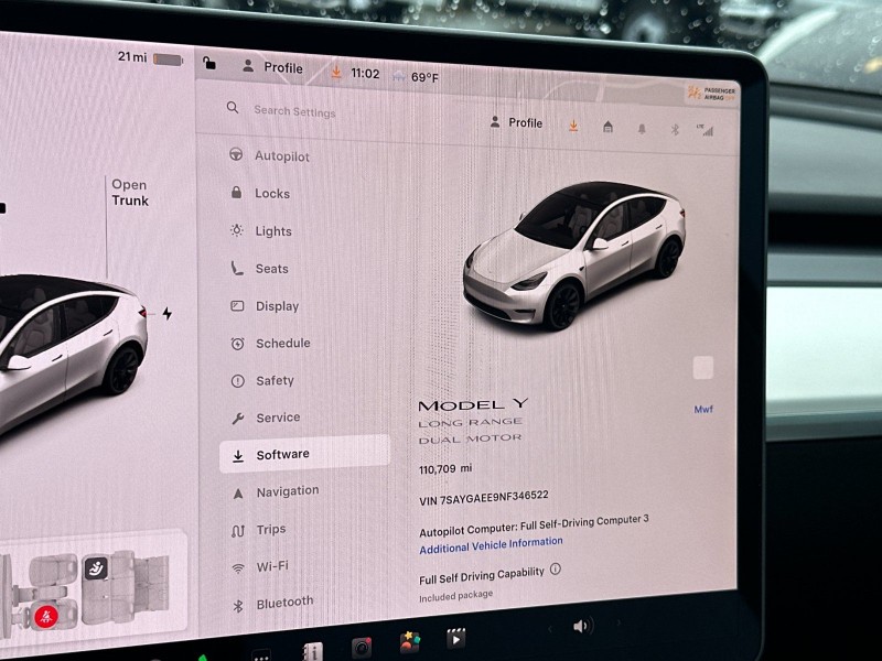 2022 Tesla Model Y Long Range 7SAYGAEE9NF346522