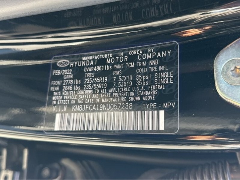 2022 Hyundai Tucson Hybrid SEL Convenience KM8JFCA19NU057238