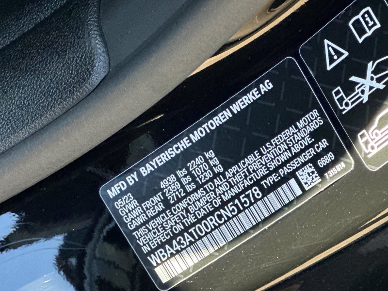 2024 BMW 4 Series 430i xDrive WBA43AT00RCN51578