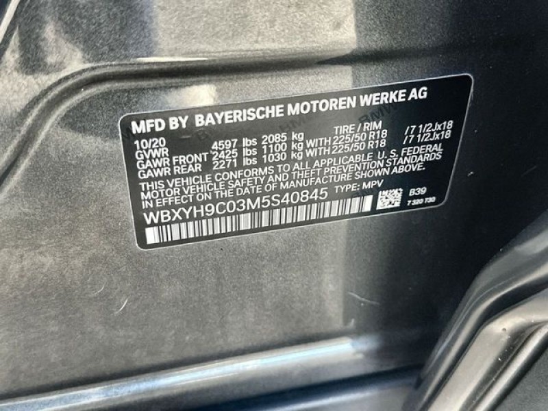 2021 BMW X2 sDrive28i WBXYH9C03M5S40845