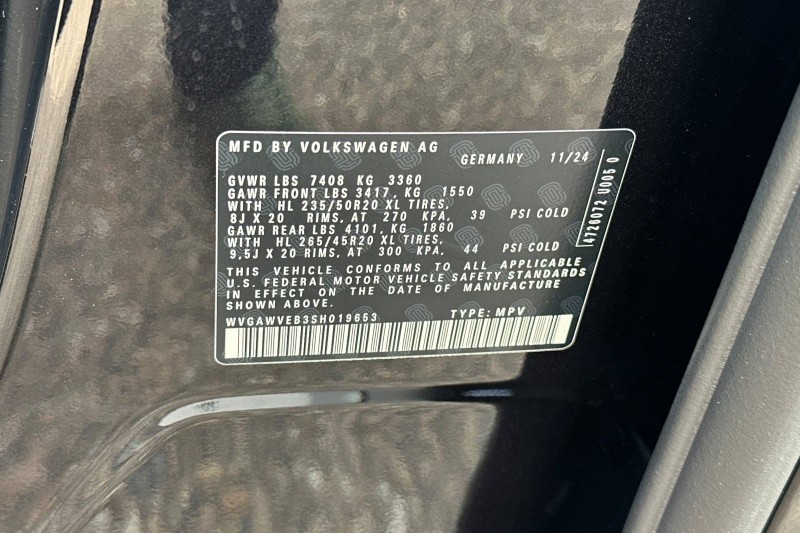 2025 Volkswagen ID. Buzz Pro S WVGAWVEB3SH019653