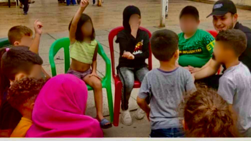 Engaging kids at Dar Al-Aytam