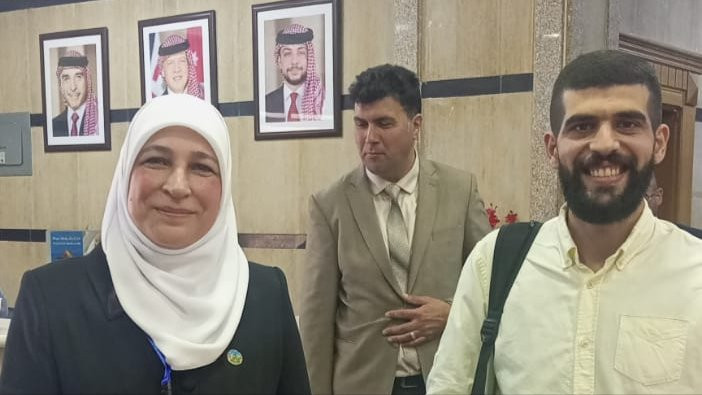 Dean of Science faculty Prof. Aliaa Burqan, During IACMC May-7th-2025, it was an Honor.