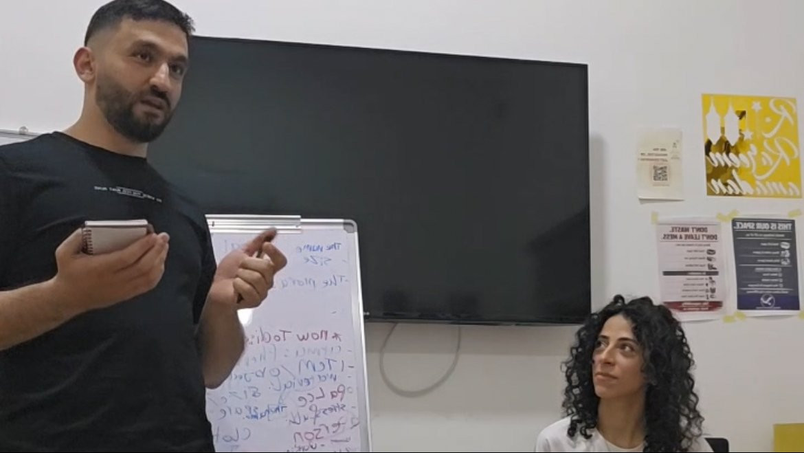 Conversation club with the students