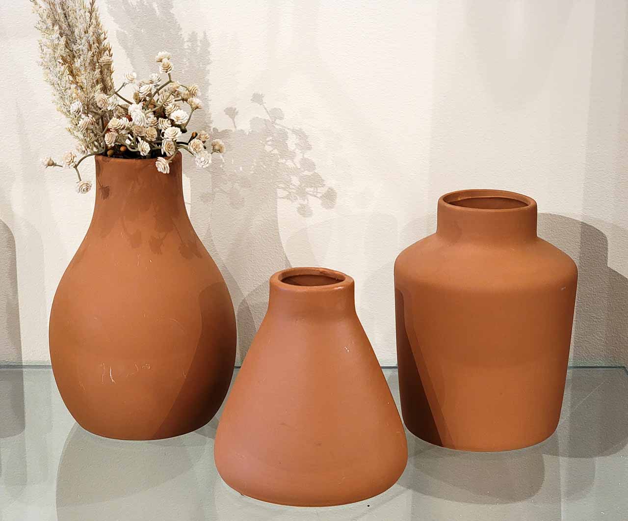 Terra Cotta Bud Vases Elite Events Rental