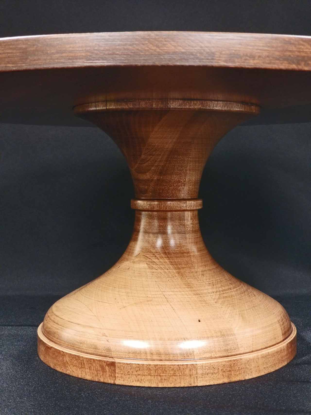 16" Wood Pedestal Cake Stand | Elite Events Rental
