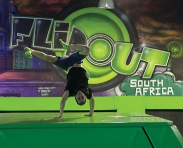 Flip Out South Africa’s brand new global hit, Flip Out is taking the country by storm. It’s a flipping fun activity which takes place in an enormous arena containing dozens of interconnected trampolines. Flip Out takes the concept of jumping to new heights, delivering a massive adrenaline rush from a no-gravity experience. Flip Out is contagious and you will never want to leave its walls and floors of trampolining fun. It’s also an experience the whole family can enjoy.