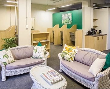 The Corner Office The Corner Office is a dynamic and flexible working space designed for you to run your growing or established business with all the perks of being in a larger office. It doesn’t matter where we work, as long as that place feeds our creative and productive energy process and helps us keep our clients happy. The Corner Office strives to be that place for you!
