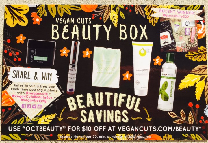 Review of The October Vegan Cuts. (Belated)