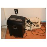shredder, sewing machine