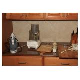 iron, food processor, mixer