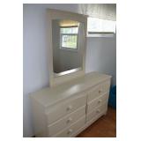 set -- ivory dresser with mirror
