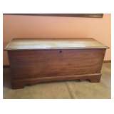 Cedar lined blanket chest