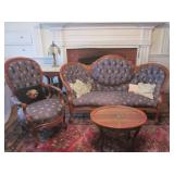Victorian parlor set