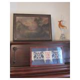 Murano ibex, old painting