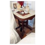Marble top side table