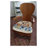 Oak rocker