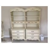 French Provincial bookshelves