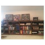 4 book shelves