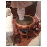 Wood side table-vintage