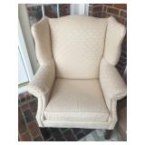 Two Drexel Heritage Wing Back Chairs