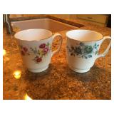 Porcelain China tea cups