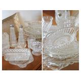 Lots of Assorted Cut & Molded Glassware