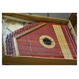 Antique Mandolin Guitar Zither in Original Box