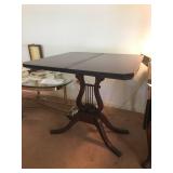 Antique Harp Table (open)