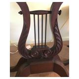 Antique Harp Table (base detail)