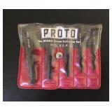 Vintage Proto No. 9500A Screw Extractor Set