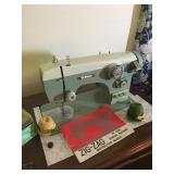 Rare Antique Sewmor ZigZag Sewing Machine (model 965) and Table