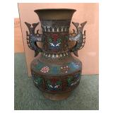 Metal urn. Antique. Aisian. 