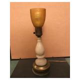 Antique table lamp. 15” high. 